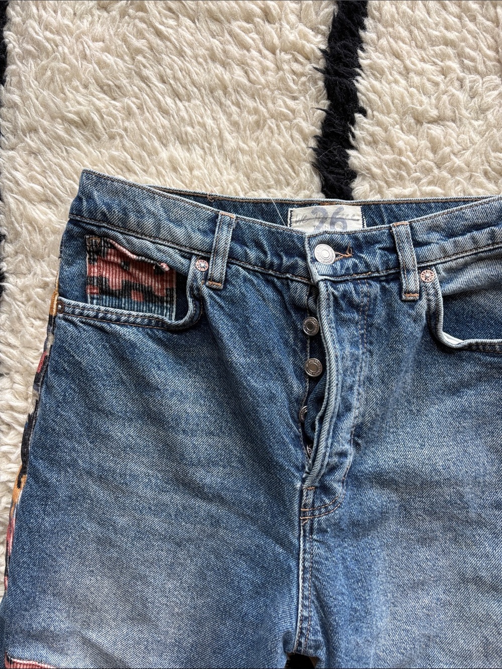 We the Free Rocky Mountain Patchwork Jean - Picture 4 of 5